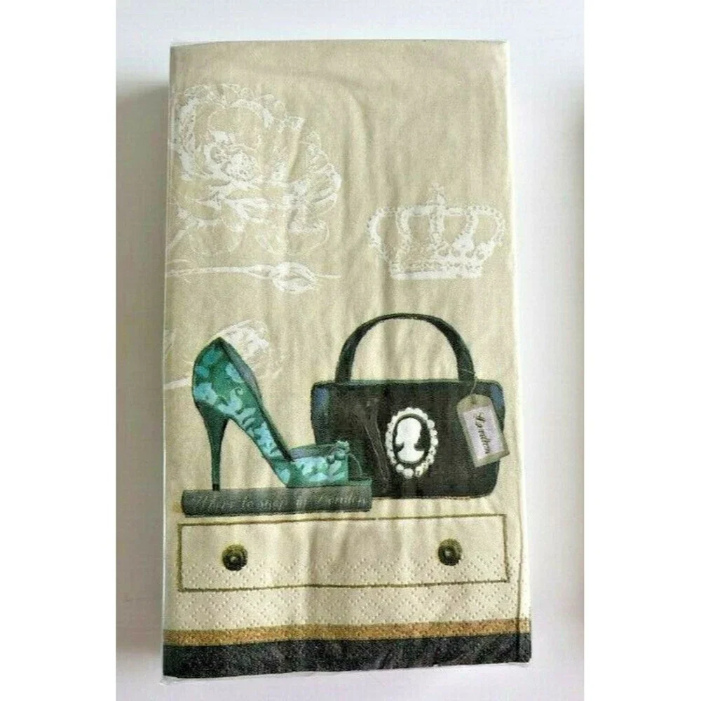Avanti Fabulous Couture Paper Napkins Guest Towels Buffet 16 ct 2 pks Decoupage